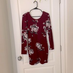 Floral Iris Bodycon Dress